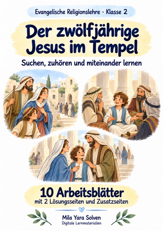 Cover: Der zwölfjährige Jesus im Tempel