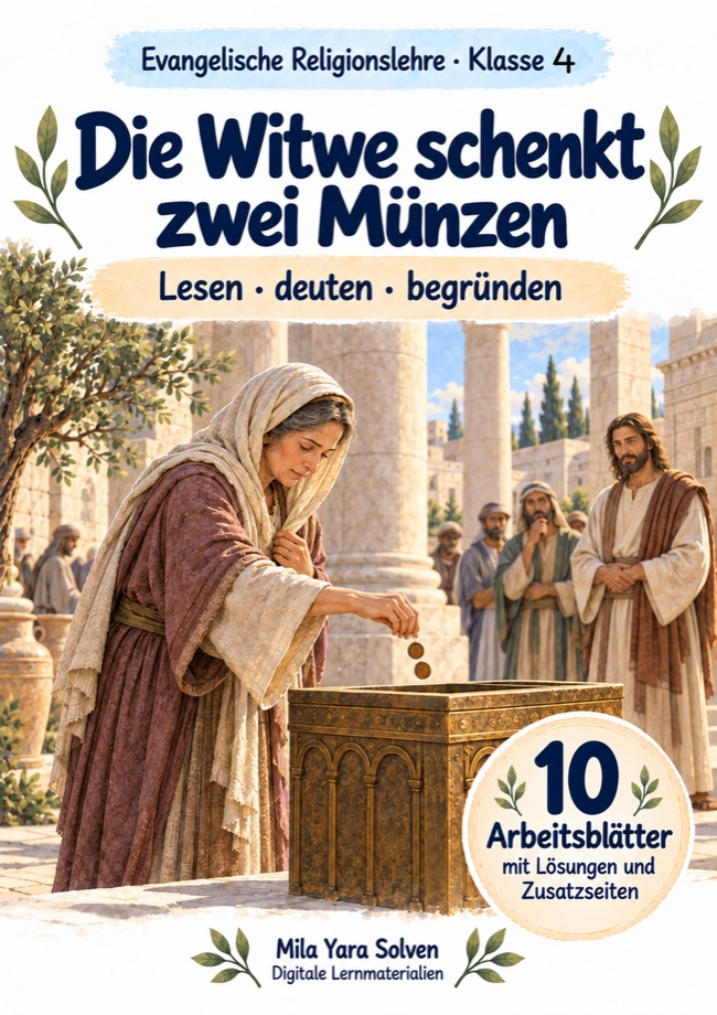 Cover: Die Witwe schenkt zwei Münzen
