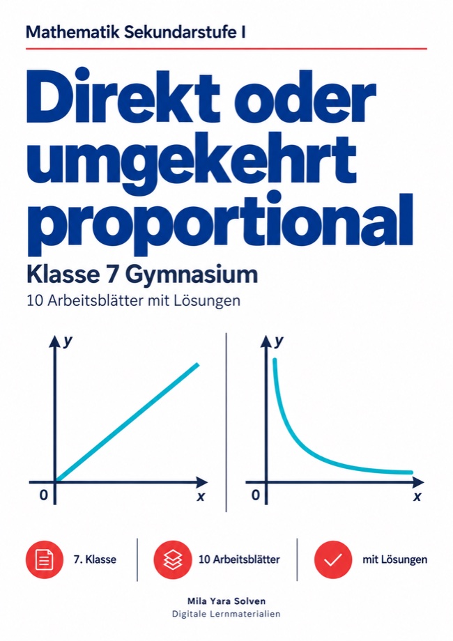 Cover: Direkt oder umgekehrt proportional