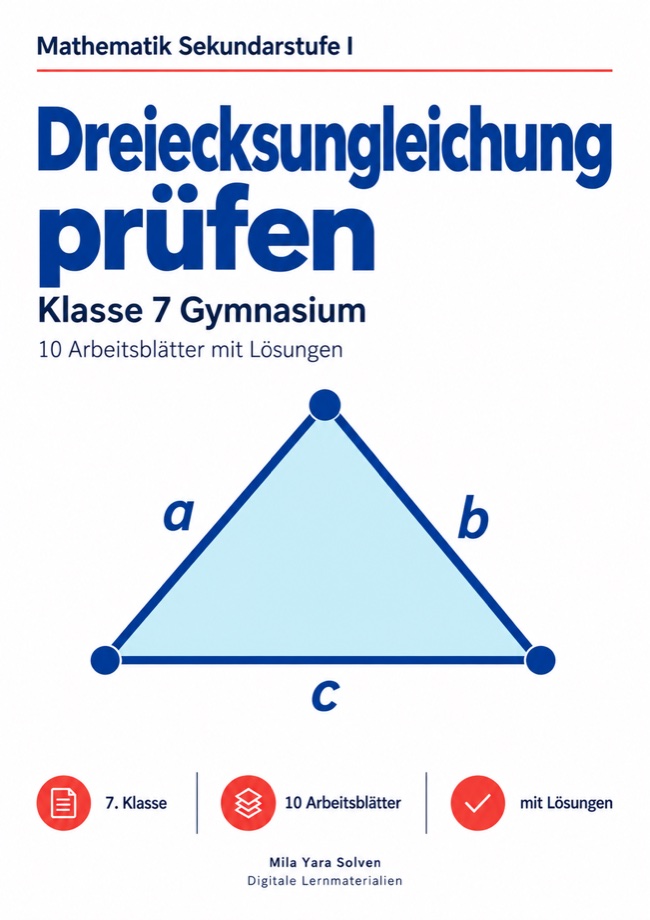 Cover: Dreiecksungleichung prüfen