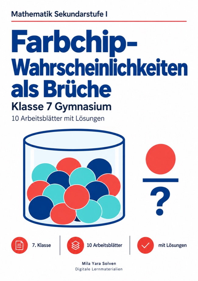 Cover: Farbchip-Wahrscheinlichkeiten als Brüche