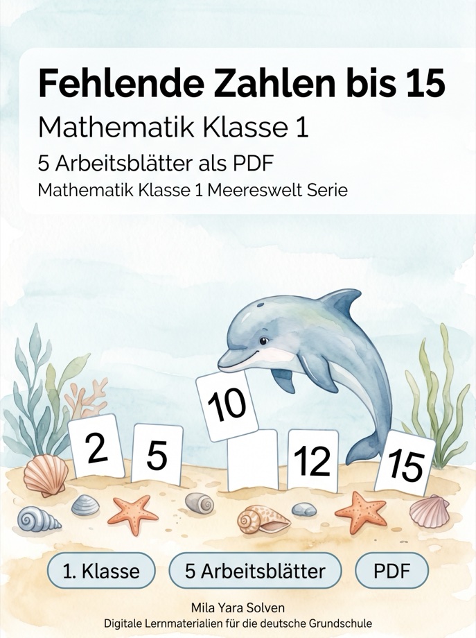 Cover: Fehlende Zahlen bis 15