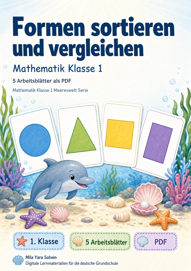 Cover: Formen sortieren und vergleichen