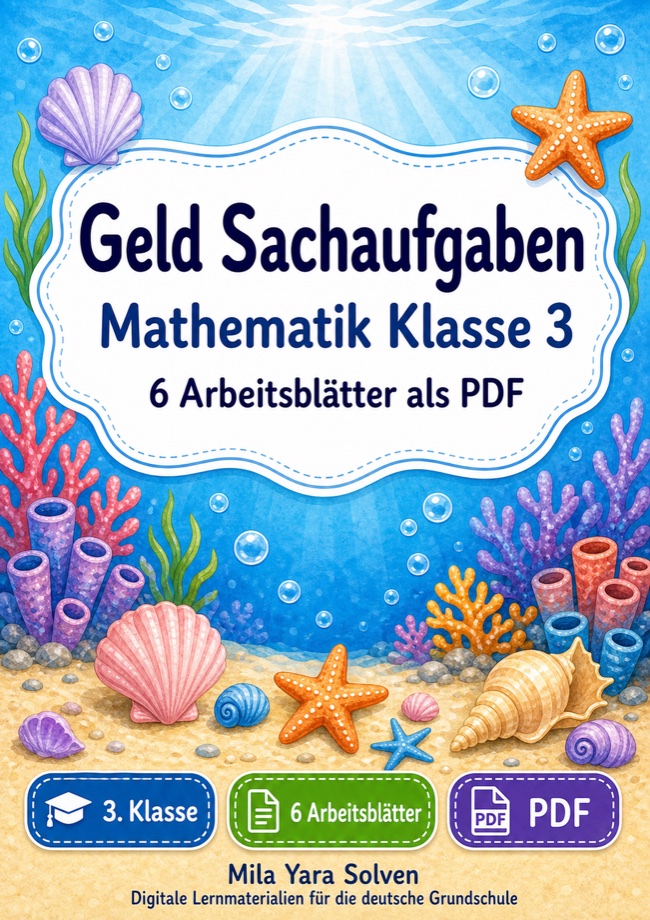 Cover: Geld Sachaufgaben