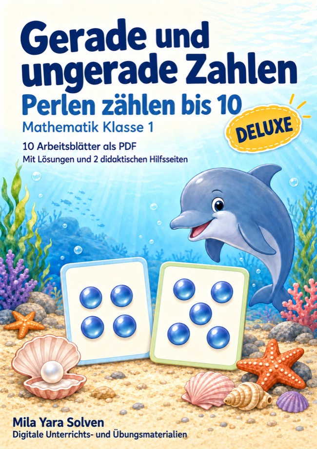 Cover: Gerade und ungerade Zahlen: Perlen zählen bis 10