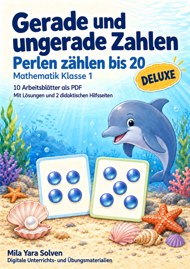 Cover: Gerade und ungerade Zahlen: Perlen zählen bis 20