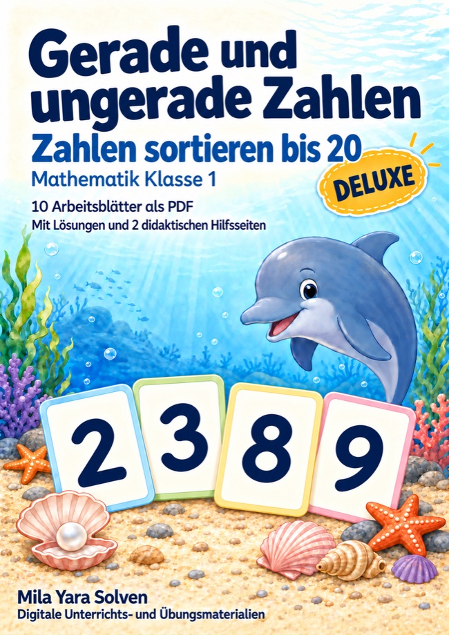 Cover: Gerade und ungerade Zahlen: Zahlen sortieren bis 20