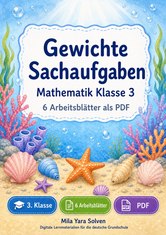 Cover: Gewichte Sachaufgaben