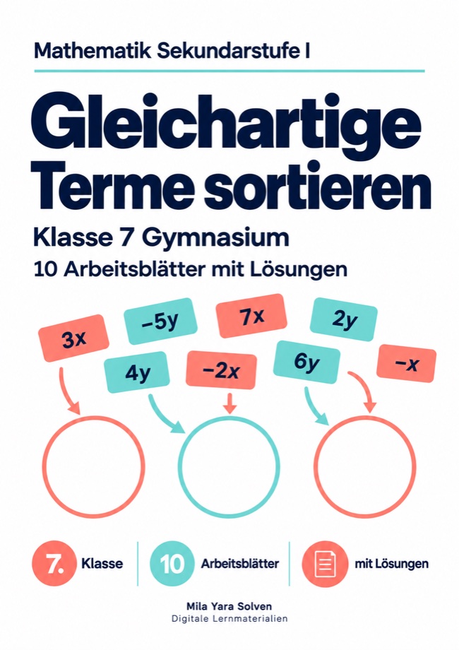 Cover: Gleichartige Terme sortieren