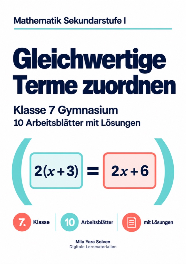 Cover: Gleichwertige Terme zuordnen