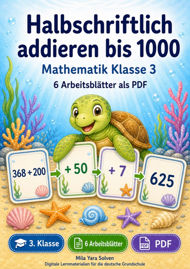 Cover: Halbschriftlich addieren bis 1000