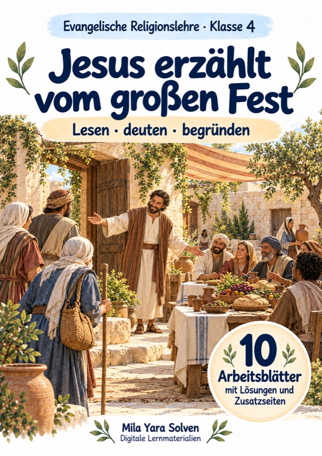 Cover: Jesus erzählt vom großen Fest