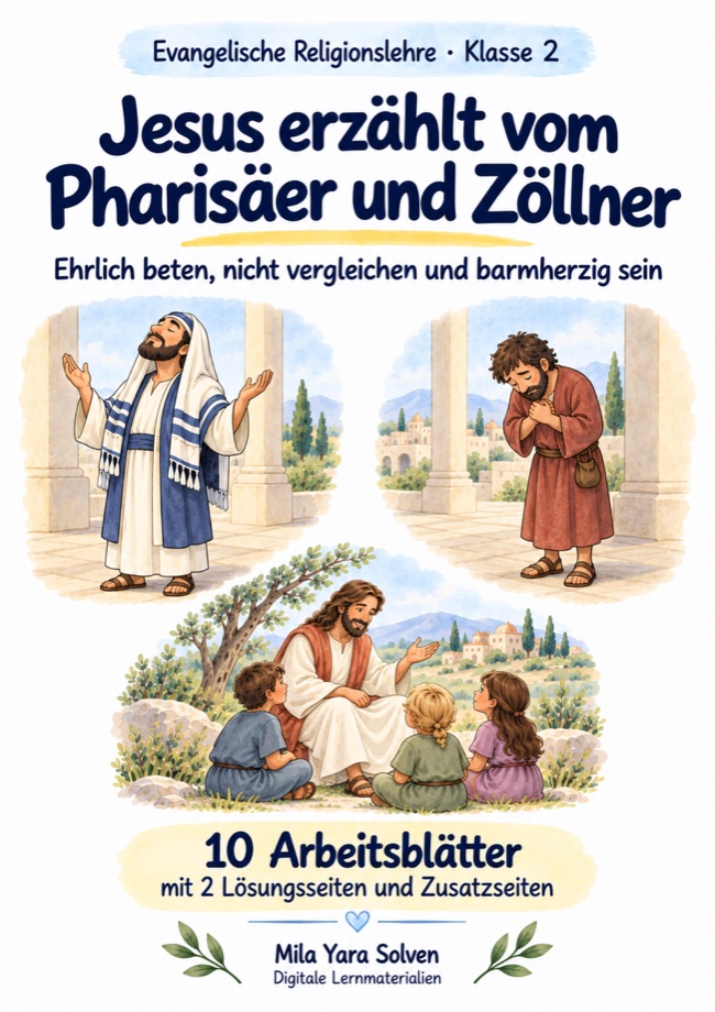 Cover: Jesus erzählt vom Pharisäer und Zöllner