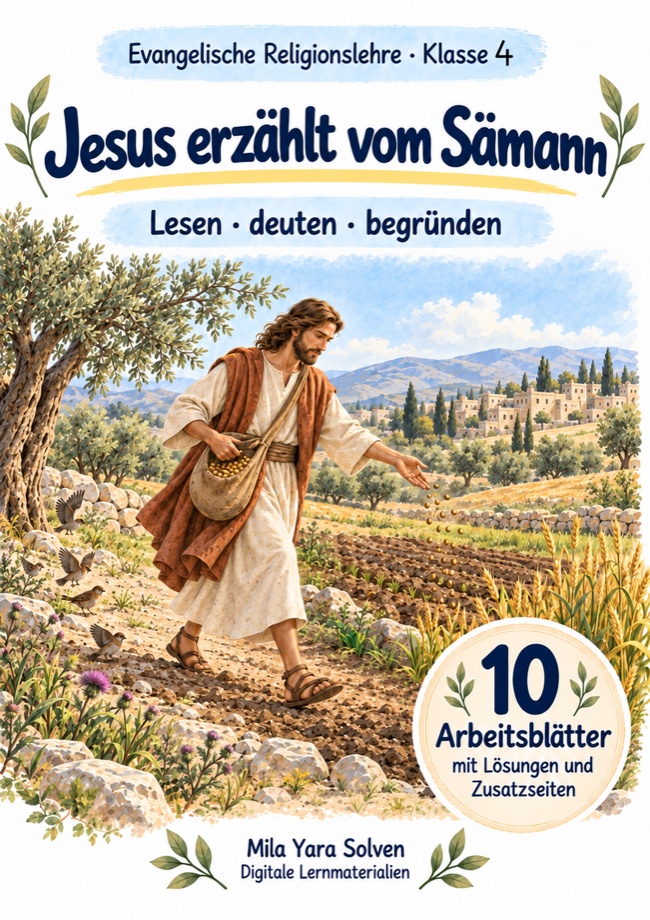 Cover: Jesus erzählt vom Sämann