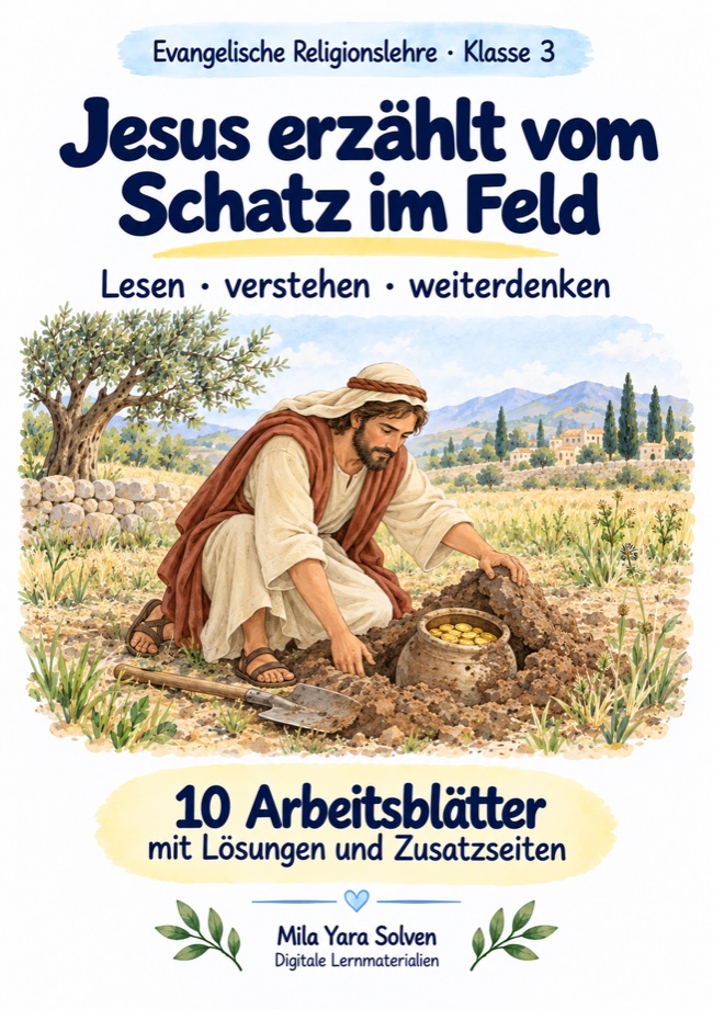 Cover: Jesus erzählt vom Schatz im Feld