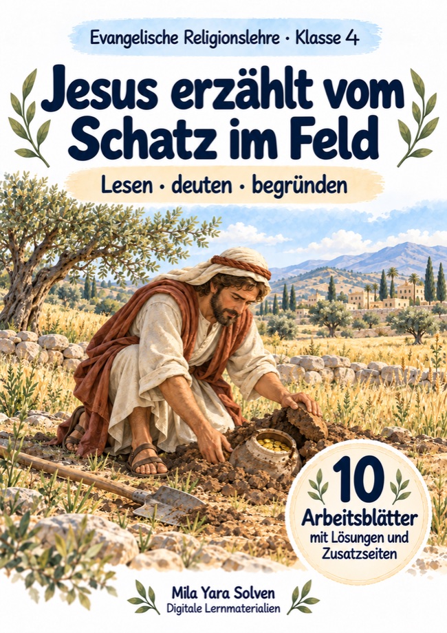 Cover: Jesus erzählt vom Schatz im Feld
