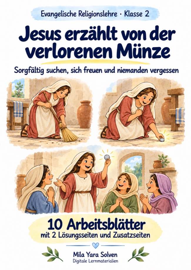 Cover: Jesus erzählt von der verlorenen Münze