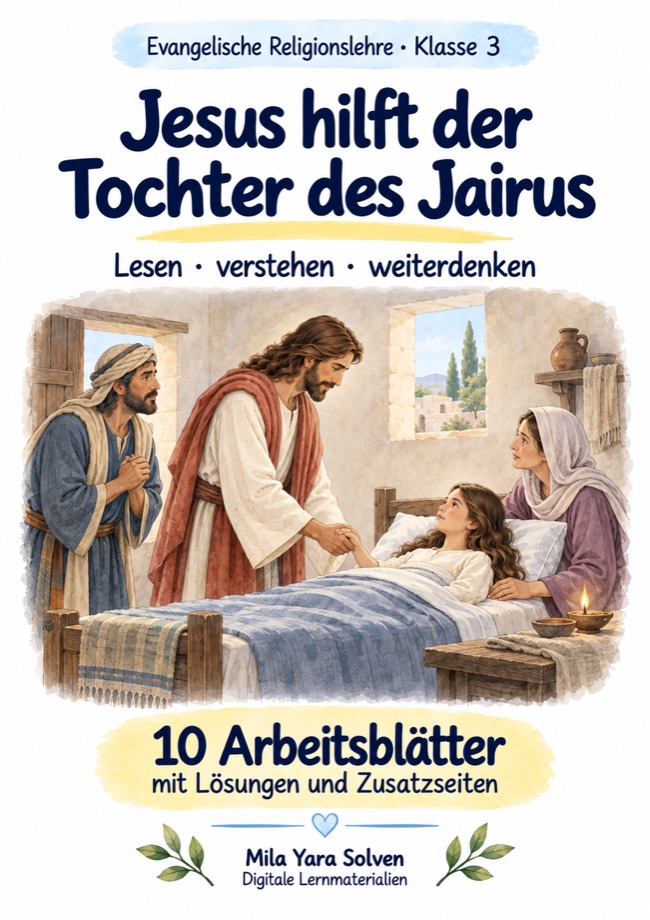 Cover: Jesus hilft der Tochter des Jairus