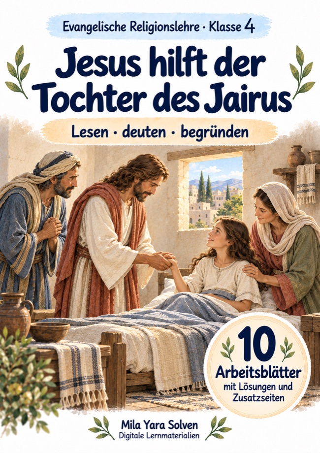 Cover: Jesus hilft der Tochter des Jairus