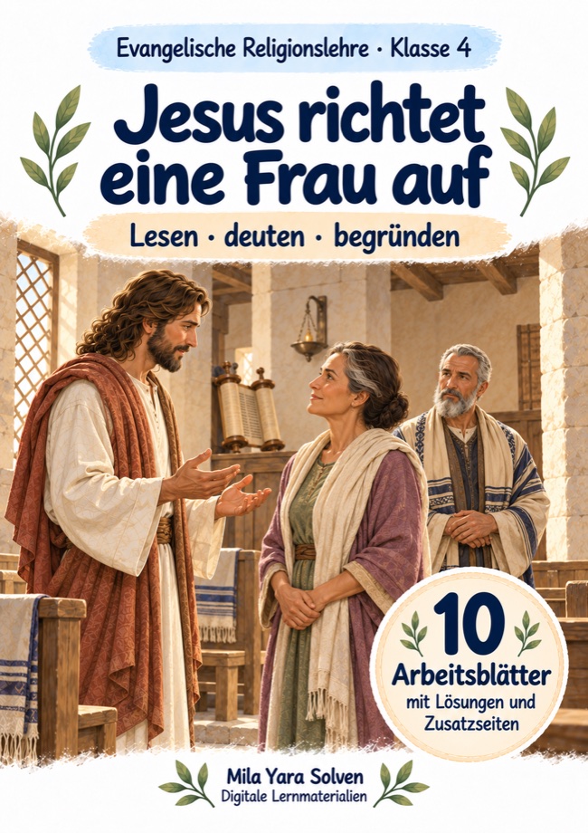 Cover: Jesus richtet eine Frau auf
