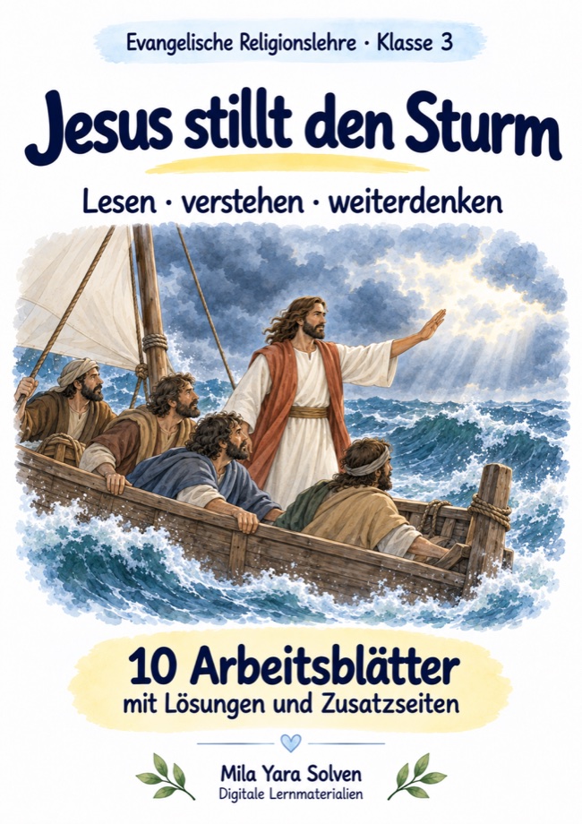Cover: Jesus stillt den Sturm