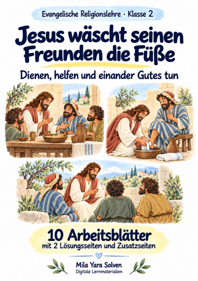 Cover: Jesus wäscht seinen Freunden die Füße
