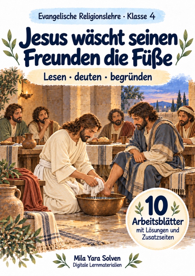 Cover: Jesus wäscht seinen Freunden die Füße