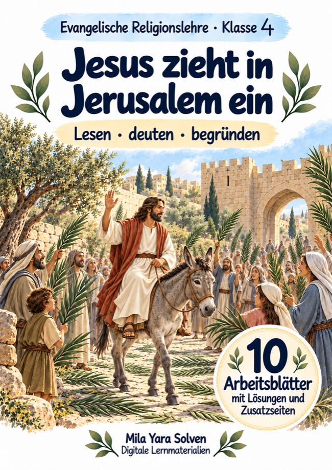 Cover: Jesus zieht in Jerusalem ein