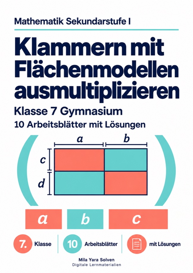 Cover: Klammern mit Flächenmodellen ausmultiplizieren