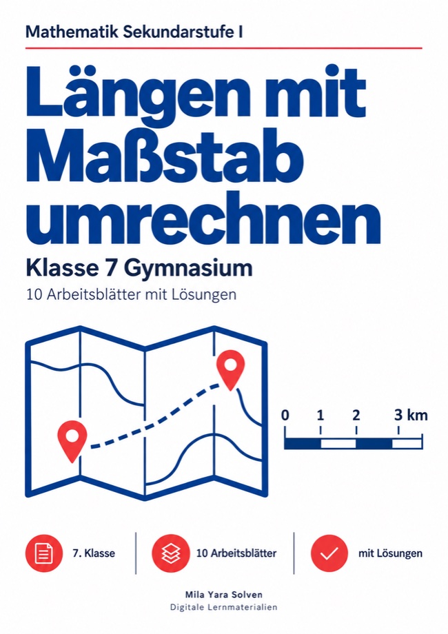 Cover: Längen mit Maßstab umrechnen