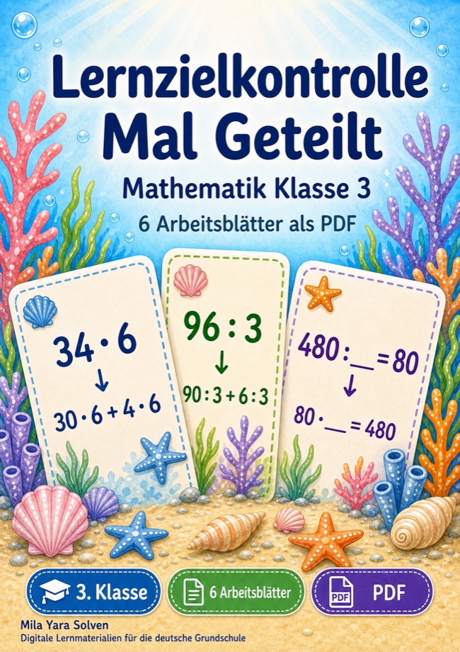 Cover: Lernzielkontrolle Mal Geteilt
