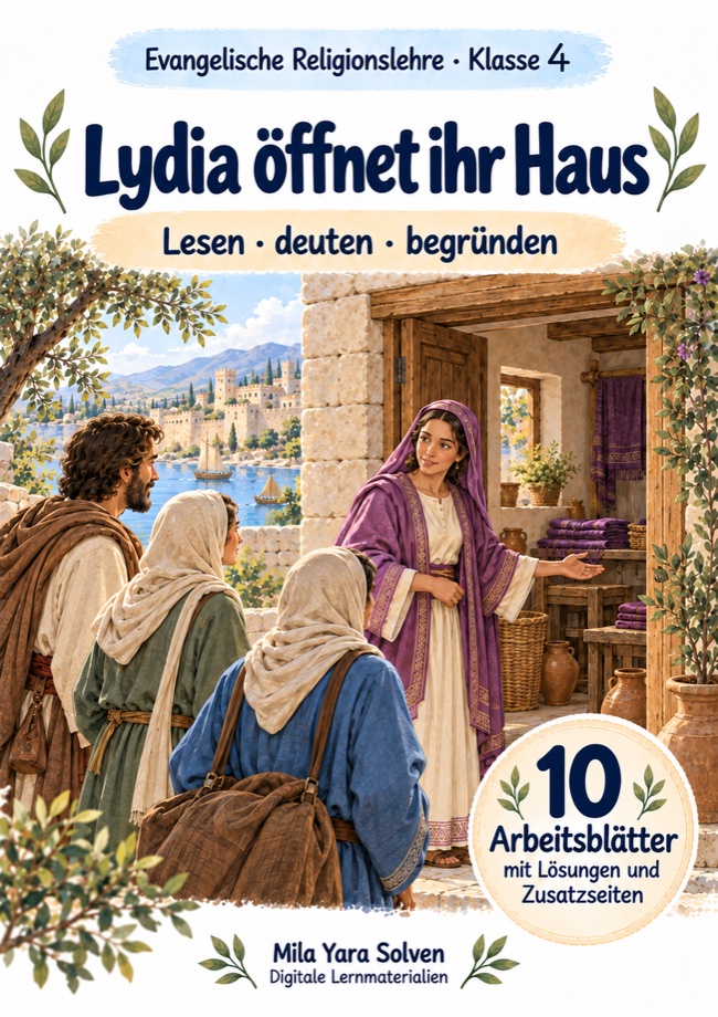 Cover: Lydia öffnet ihr Haus