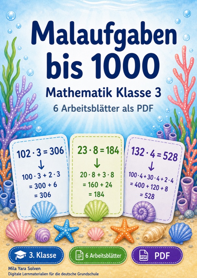 Cover: Malaufgaben bis 1000