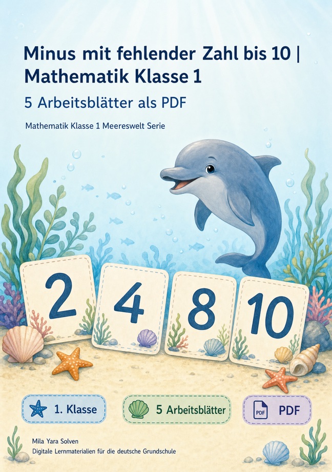 Cover: Minus mit fehlender Zahl bis 10