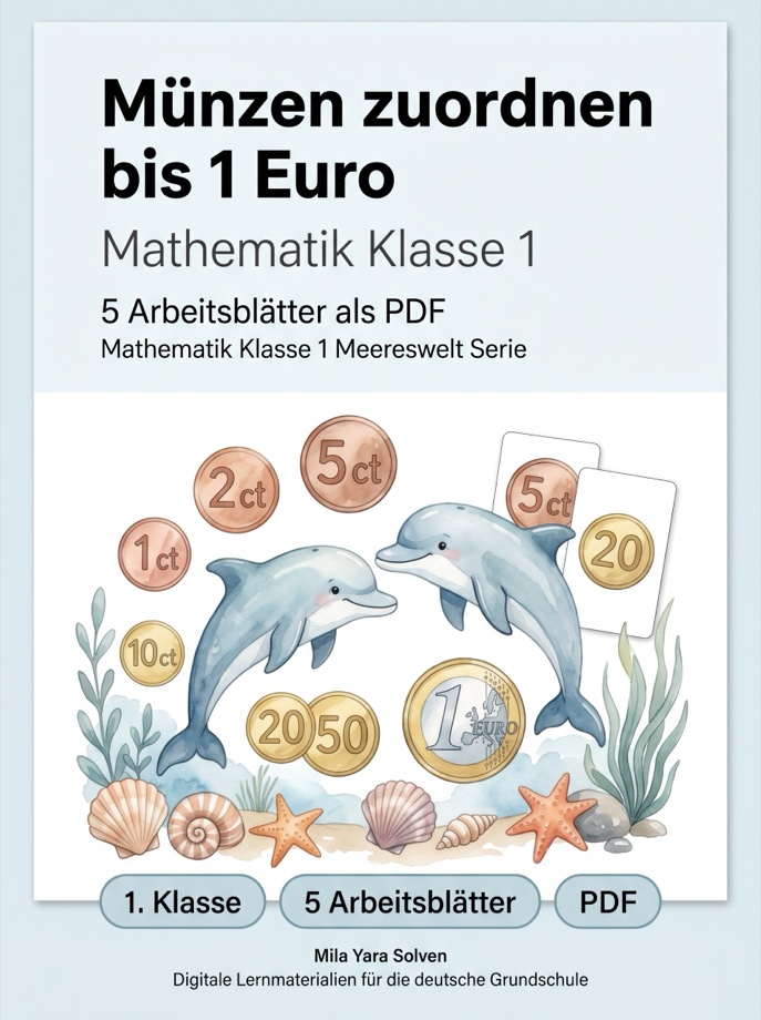 Cover: Münzen zuordnen bis 1 Euro