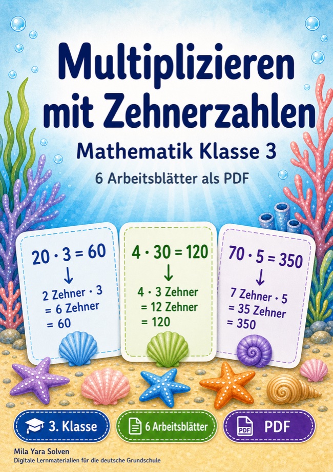 Cover: Multiplizieren mit Zehnerzahlen