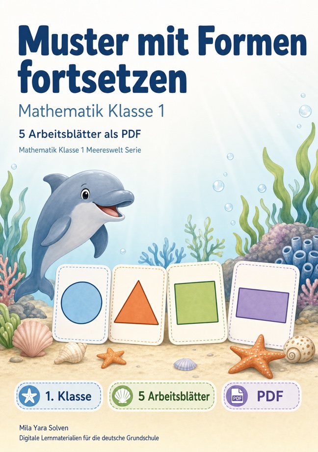 Cover: Muster mit Formen fortsetzen