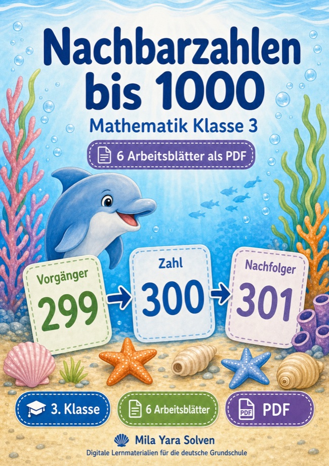 Cover: Nachbarzahlen bis 1000