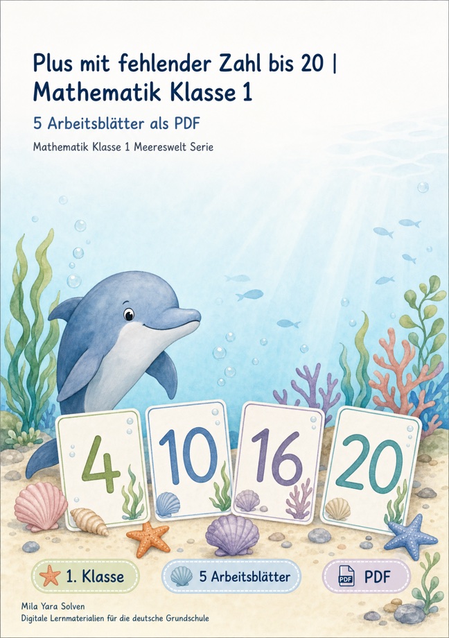 Cover: Plus mit fehlender Zahl bis 20