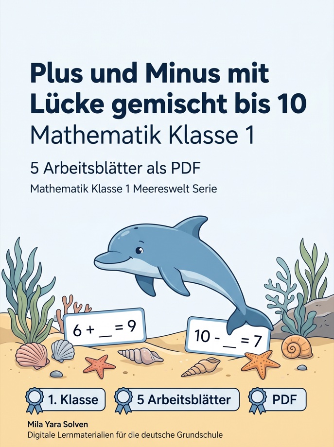 Cover: Plus und Minus mit Lücke gemischt bis 10
