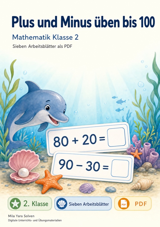 Cover: Plus und Minus üben bis 100