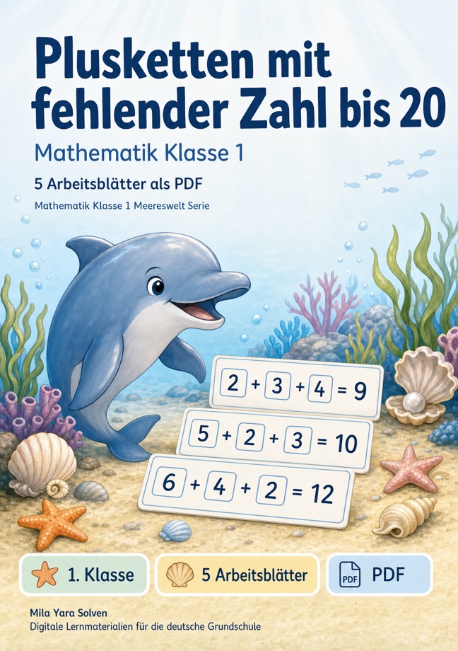 Cover: Plusketten mit fehlender Zahl bis 20