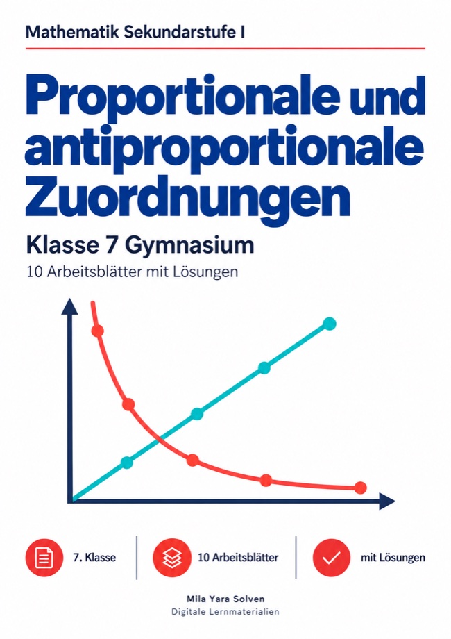 Cover: Proportionale und antiproportionale Zuordnungen