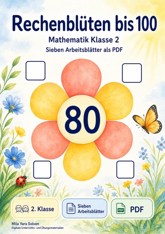 Cover: Rechenblüten bis 100