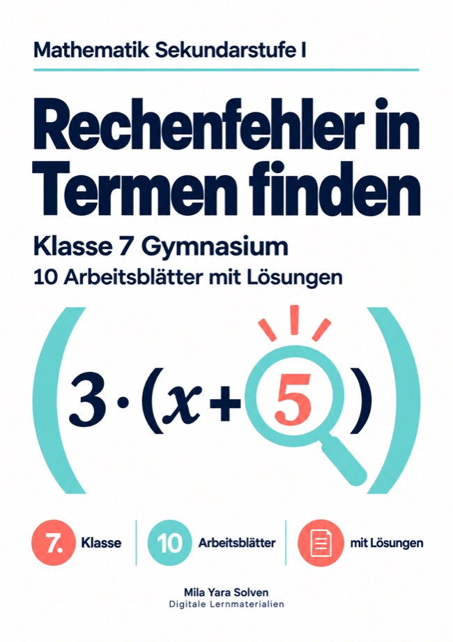Cover: Rechenfehler in Termen finden