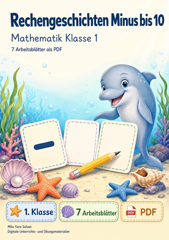 Cover: Rechengeschichten Minus bis 10