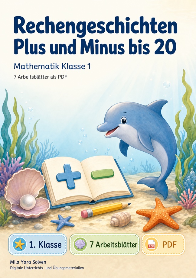 Cover: Rechengeschichten Plus und Minus bis 20