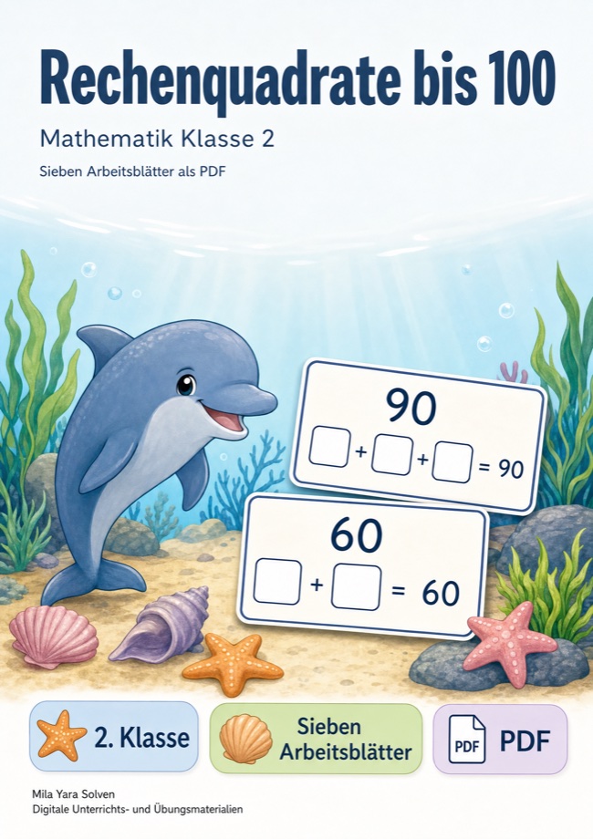 Cover: Rechenquadrate bis 100