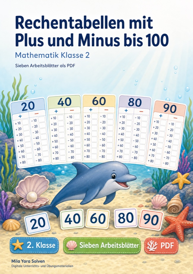 Cover: Rechentabellen mit Plus und Minus bis 100
