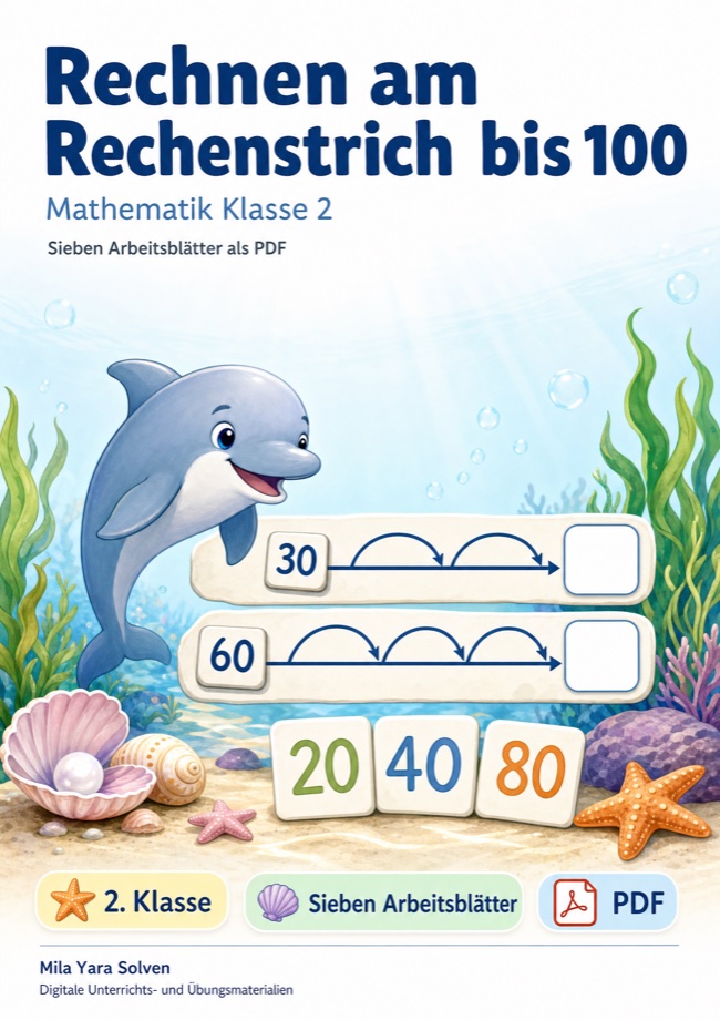 Cover: Rechnen am Rechenstrich bis 100